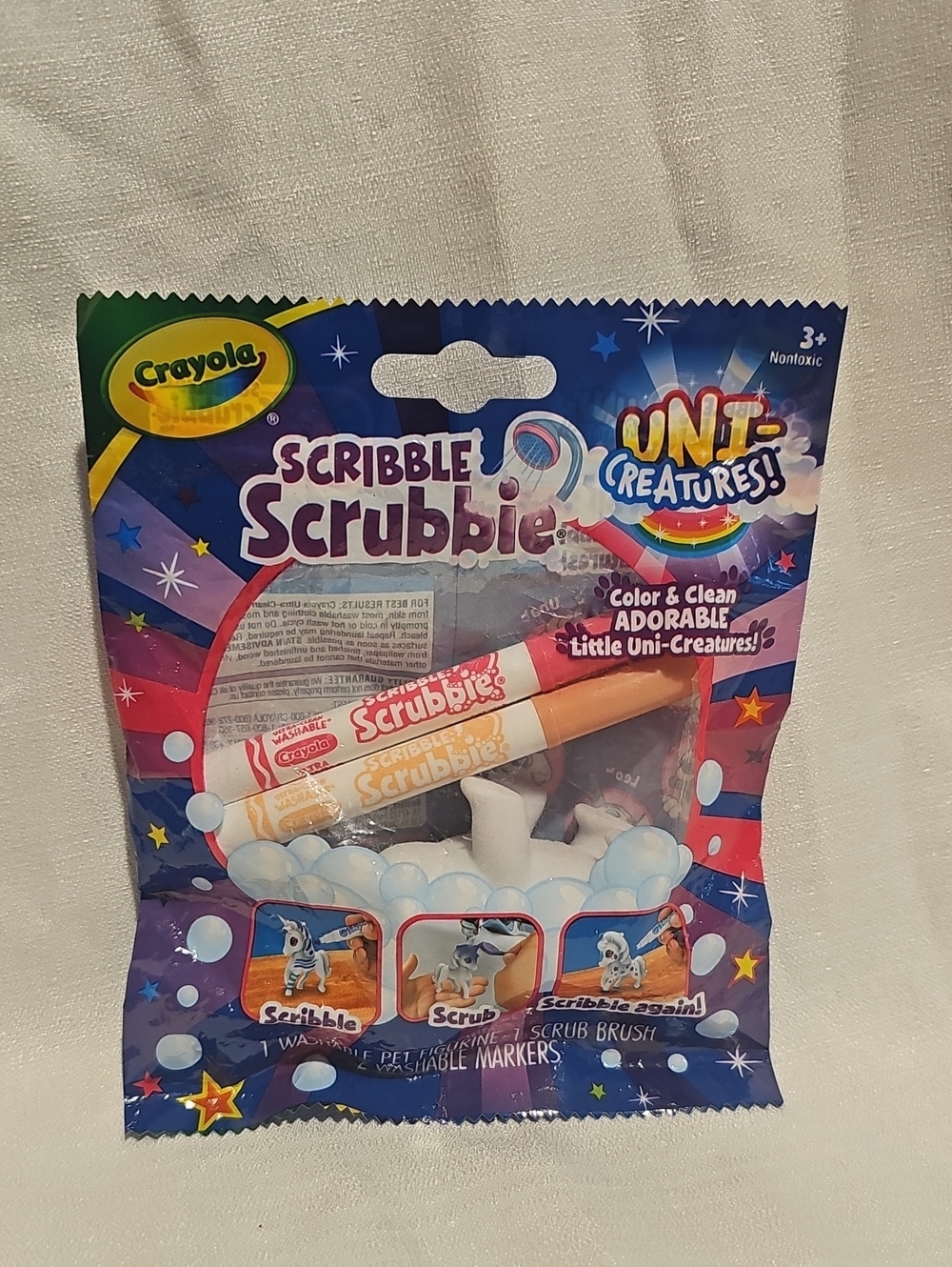 Crayola One Scribble Scrubbie Pet, UniCreature Mythical Animal Toy New